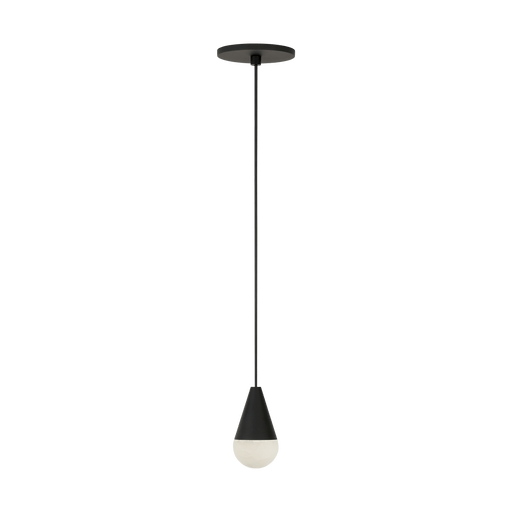Cupola Alabaster 1 Light Pendant by Visual Comfort Modern