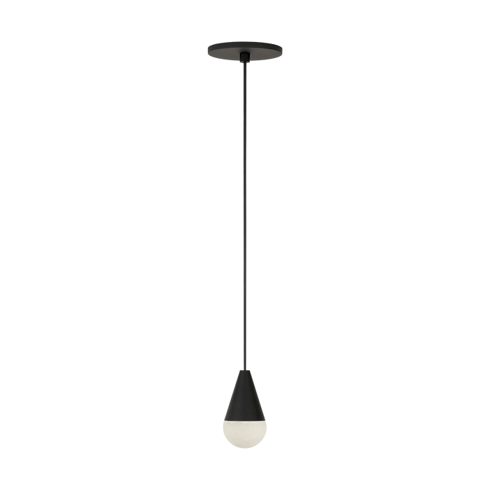 Cupola Alabaster 1 Light Pendant by Visual Comfort Modern