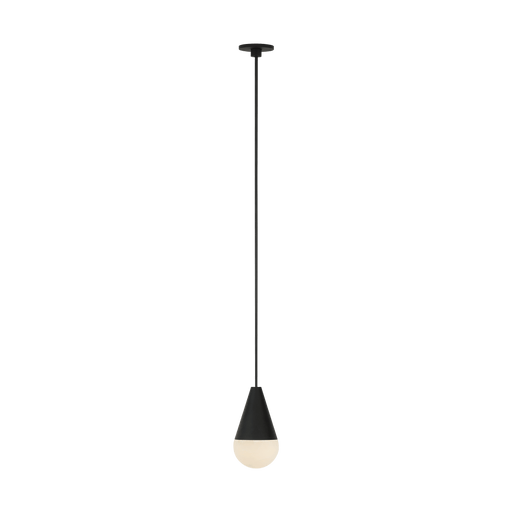 Cupola Alabaster Port Alone Pendant by Visual Comfort Modern