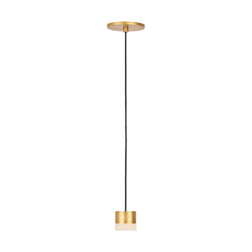 Gable Alabaster 1 Light Pendant by Visual Comfort Modern