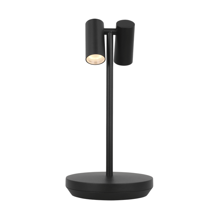 Doppia Short Accent Rechargeable Table Lamp by Visual Comfort Modern