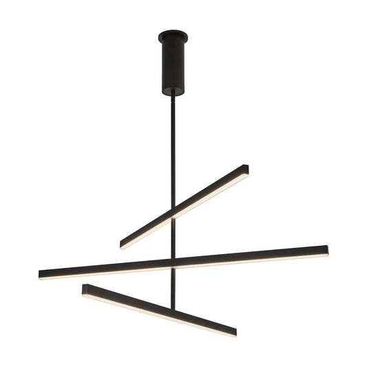 Vega LED Chandelier in Black Finish | Kuzco Lighting