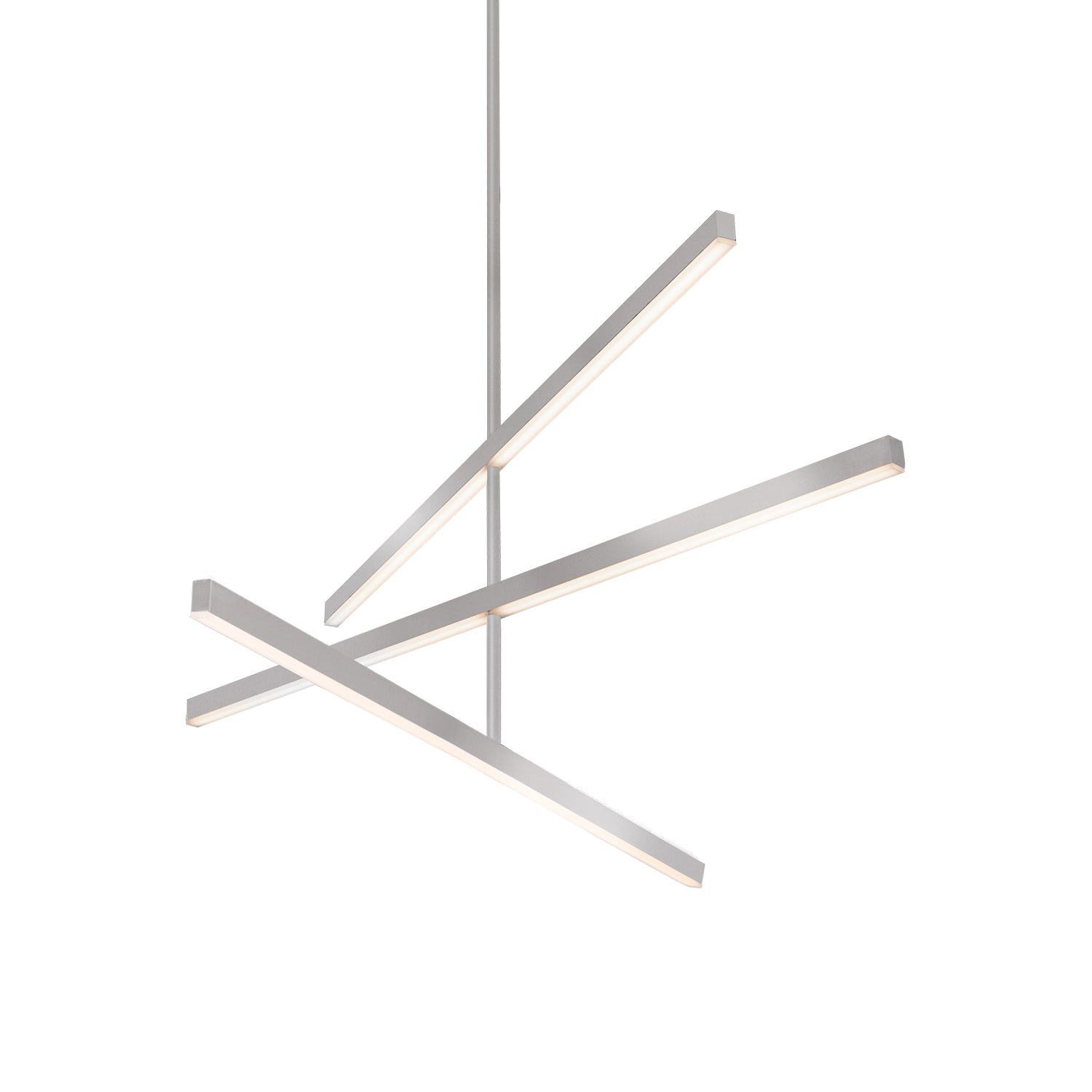 Vega LED Chandelier in Brushed Nickel Finish | Kuzco Lighting