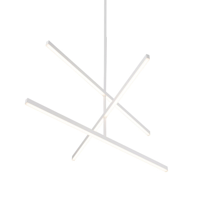 Vega LED Chandelier in White Finish | Kuzco Lighting