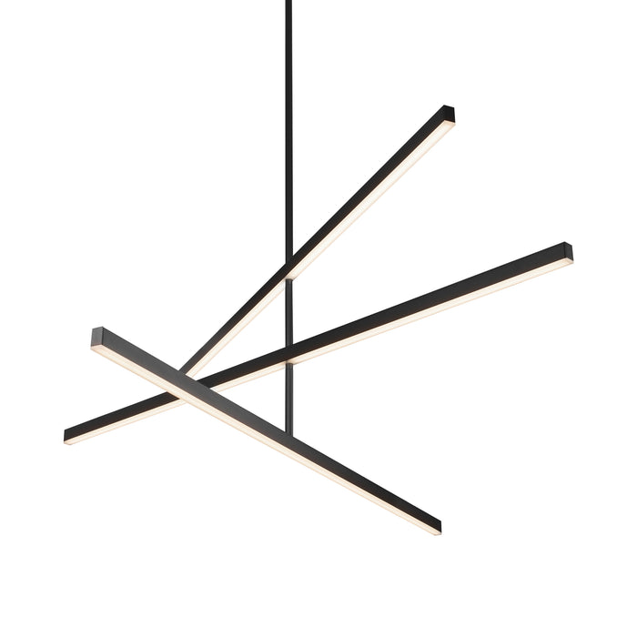 Vega LED Chandelier in Black Finish | Kuzco Lighting