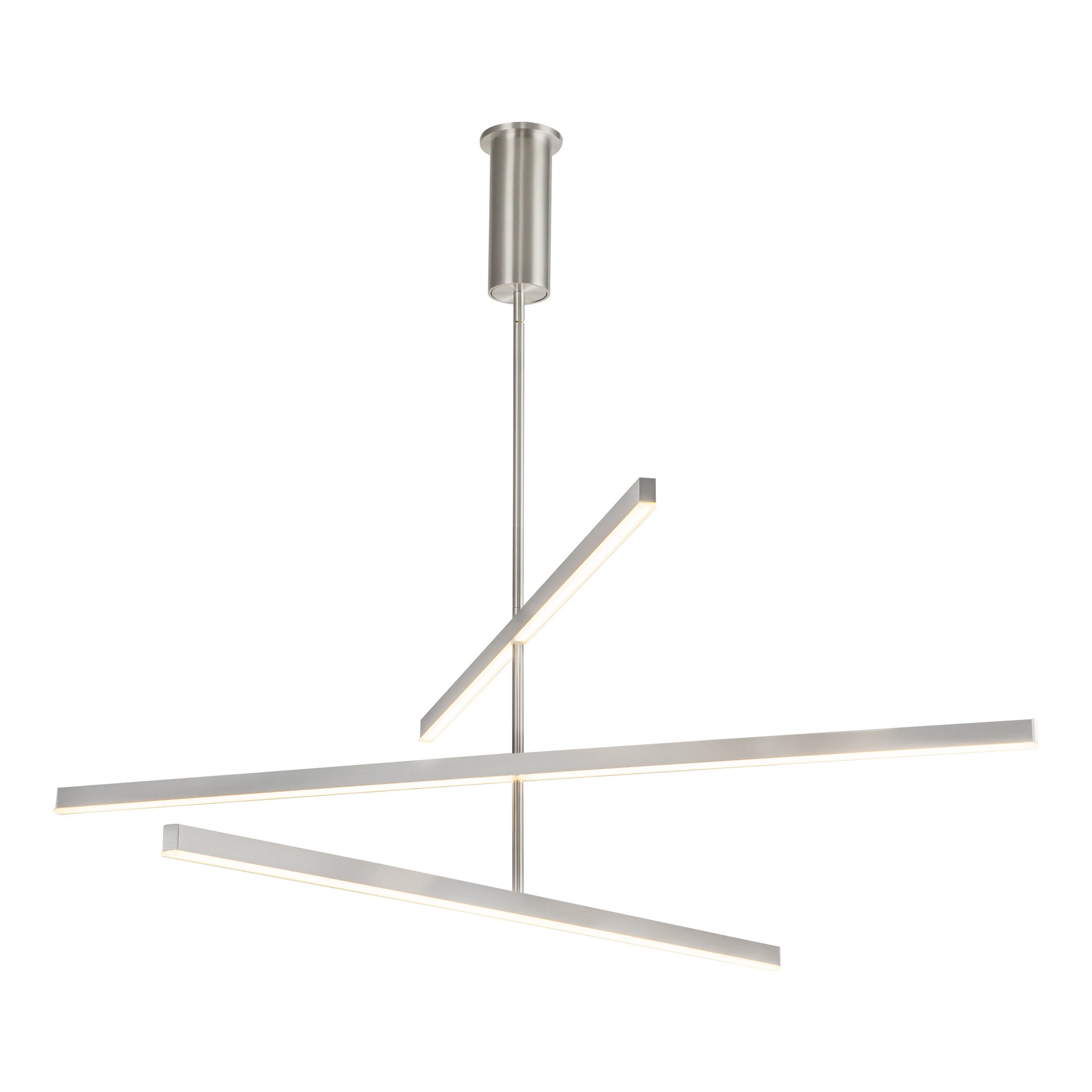 Vega LED Chandelier in Brushed Nickel Finish | Kuzco Lighting