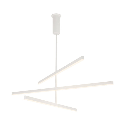 Vega LED Chandelier in White Finish | Kuzco Lighting