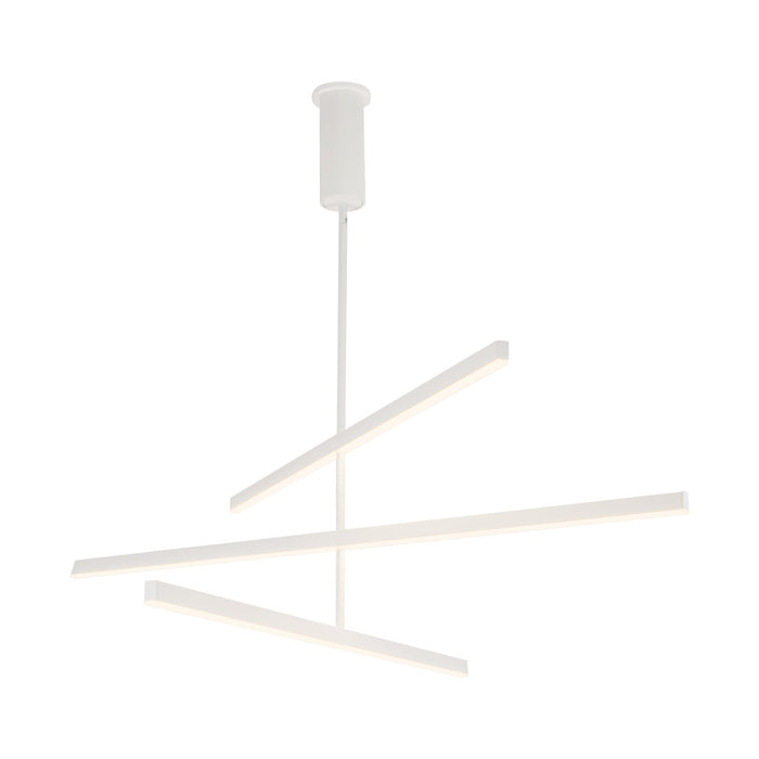 Vega LED Chandelier in White Finish | Kuzco Lighting