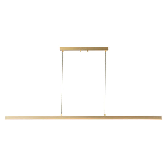 Vega LED Linear Pendant in Brushed Gold Finish | Kuzco Lighting