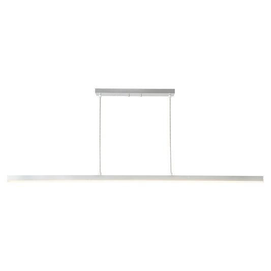 Vega LED Linear Pendant in Brushed Nickel Finish | Kuzco Lighting