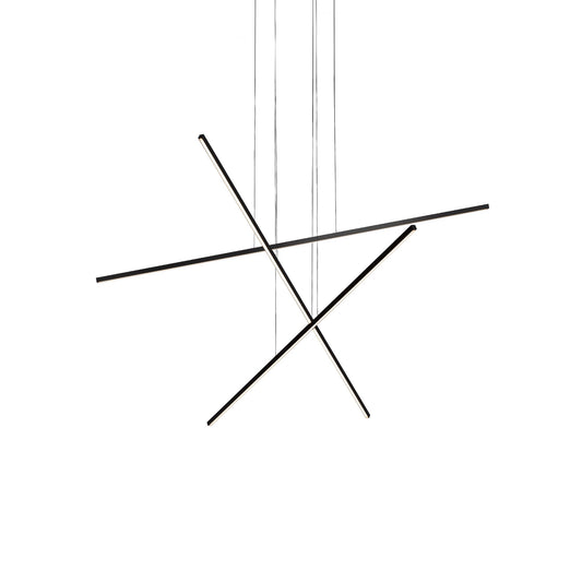 Vega Minor  LED Multi Pendant in Black Finish | Kuzco Lighting