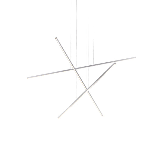 Vega Minor  LED Multi Pendant in Brushed Nickel Finish | Kuzco Lighting