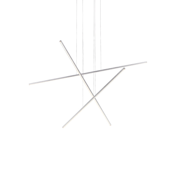 Vega Minor  LED Multi Pendant in Brushed Nickel Finish | Kuzco Lighting