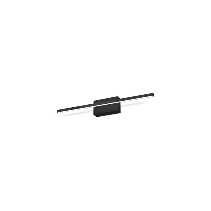 Vega Minor  LED Vanity Light in Black Finish | Kuzco Lighting