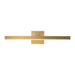 Vega LED Vanity (2700K) in Brushed Gold Finish | Kuzco Lighting