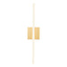 Vega LED Wall Sconce in Brushed Gold Finish | Kuzco Lighting