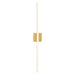 Vega LED Wall Sconce in Brushed Gold Finish | Kuzco Lighting