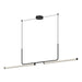 Vesper LED Linear Pendant in Black Finish | Kuzco Lighting