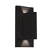 Vista LED Exterior Wall Sconce in Black Finish | Kuzco Lighting