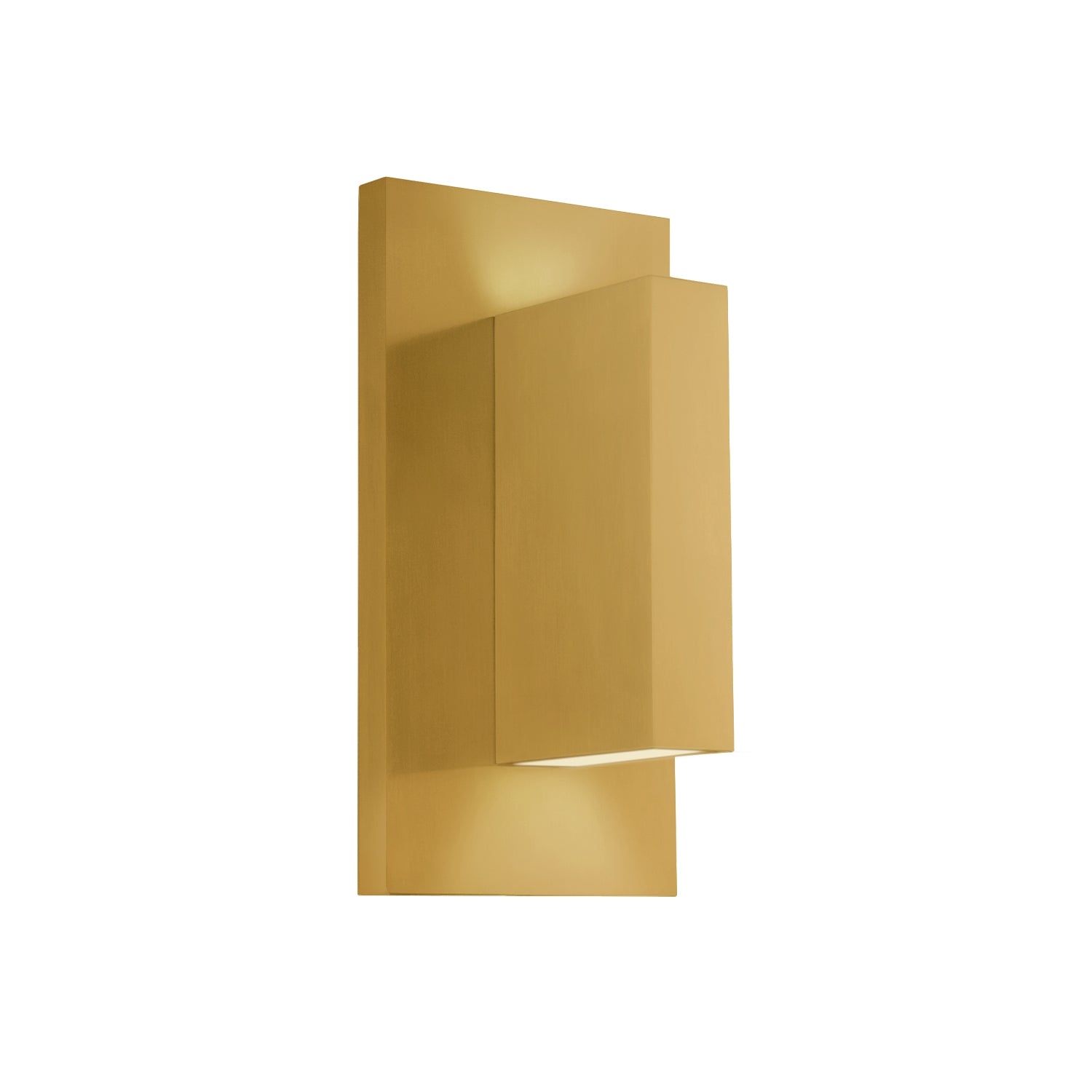 Vista LED Wall Sconce in Brushed Gold Finish | Kuzco Lighting