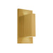Vista LED Wall Sconce in Brushed Gold Finish | Kuzco Lighting