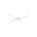 Vega Minor  LED Flush Mount in White Finish | Kuzco Lighting