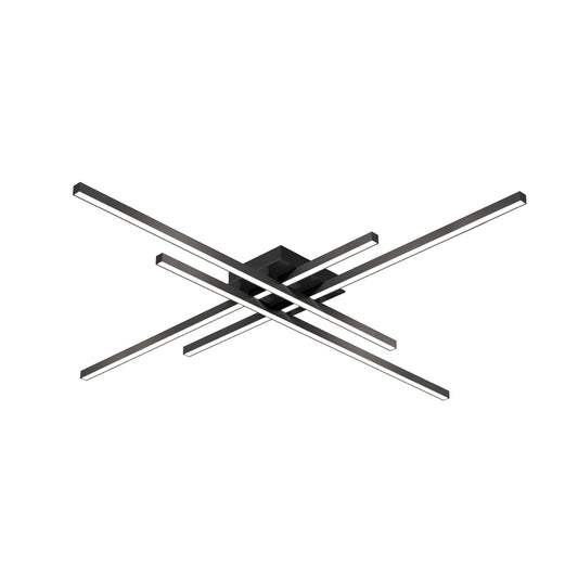 Vega Minor  LED Flush Mount in Black Finish | Kuzco Lighting