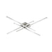 Vega Minor  LED Flush Mount in Brushed Nickel Finish | Kuzco Lighting