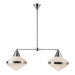 Willard 41-in Polished Nickel/Opal Matte Glass 2 Lights Linear Pendant by Alora Lighting | LP348241PNOP | Alora Lighting