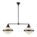 Willard 41-in Urban Bronze/Opal Matte Glass 2 Lights Linear Pendant by Alora Lighting | LP348241UBOP | Alora Lighting