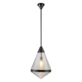 Load image into Gallery viewer, Willard 22-in Urban Bronze/Prismatic Glass 1 Light Pendant by Alora Lighting | PD348022UBPG | Alora Lighting
