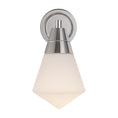 Load image into Gallery viewer, Willard 6-in Polished Nickel/Opal Matte Glass 1 Light Wall/Vanity by Alora Lighting | WV348106PNOP | Alora Lighting
