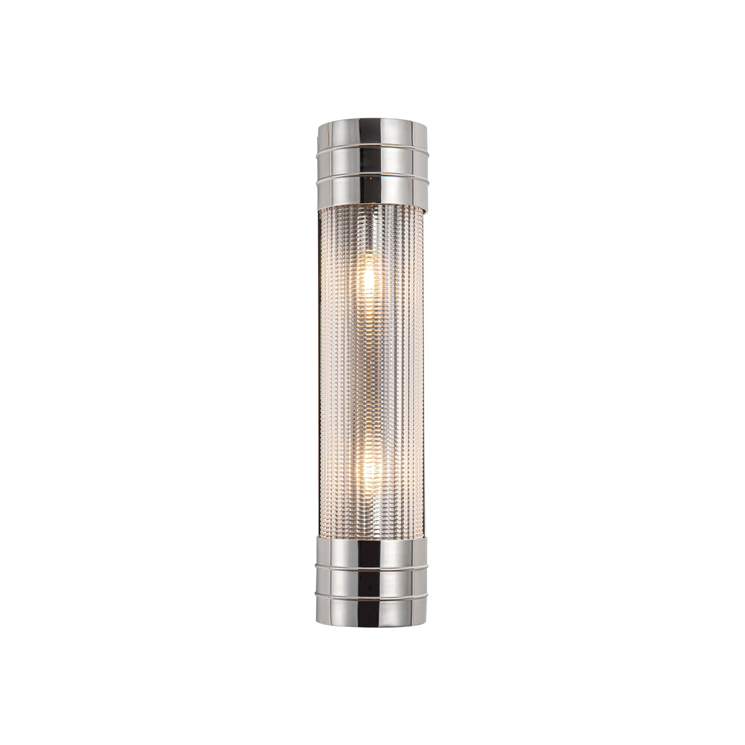 Willard 18-in Polished Nickel/Prismatic Glass 2 Lights Wall/Vanity by Alora Lighting | WV348218PNPG | Alora Lighting