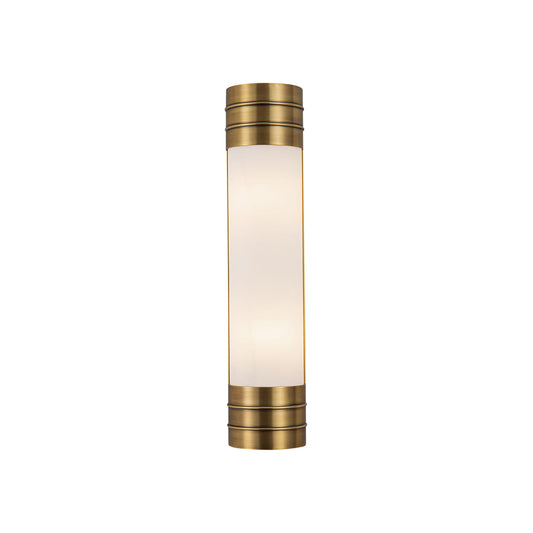 Willard 18-in Vintage Brass/Opal Matte Glass 2 Lights Wall/Vanity by Alora Lighting | WV348218VBOP | Alora Lighting