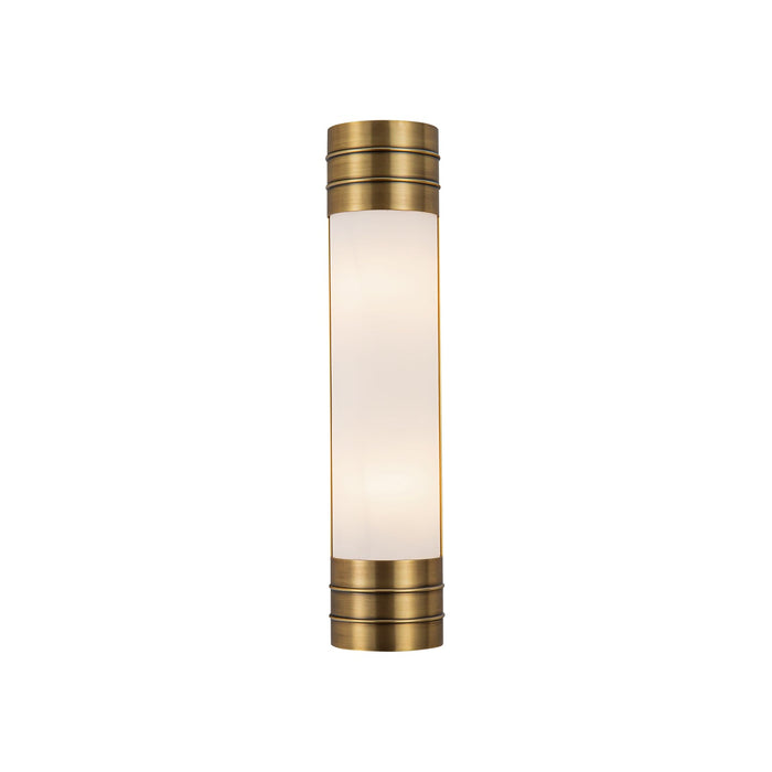 Willard 18-in Vintage Brass/Opal Matte Glass 2 Lights Wall/Vanity by Alora Lighting | WV348218VBOP | Alora Lighting