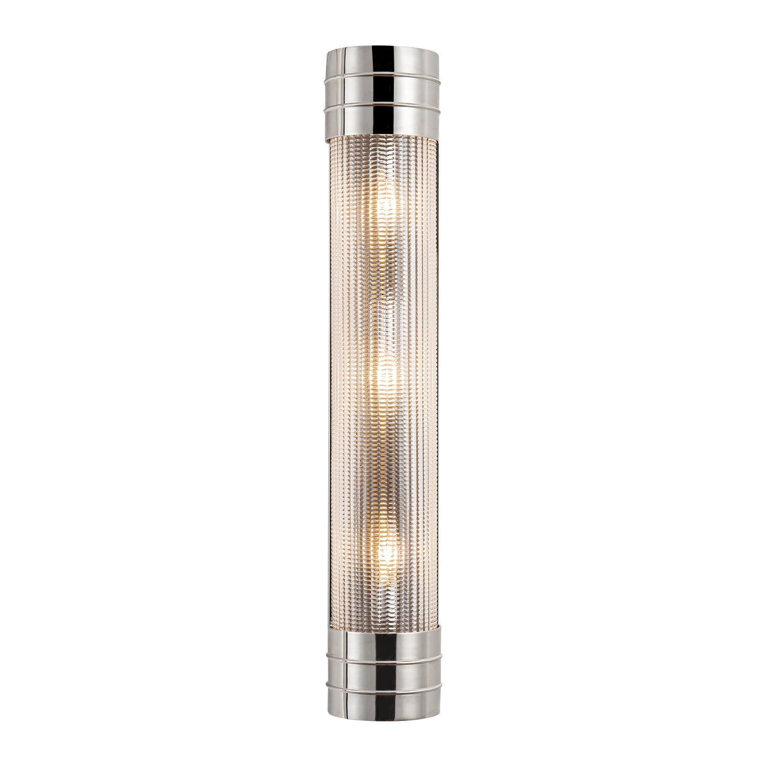 Willard 24-in Polished Nickel/Prismatic Glass 3 Lights Wall/Vanity by Alora Lighting | WV348224PNPG | Alora Lighting