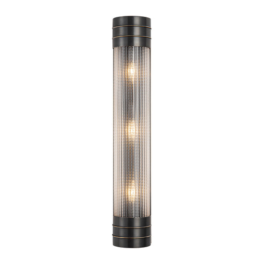 Willard 24-in Urban Bronze/Prismatic Glass 3 Lights Wall/Vanity by Alora Lighting | WV348224UBPG | Alora Lighting
