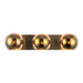 Willow 22-in Brushed Gold/Copper Glass 3 Lights Vanity by Alora Lighting | VL548322BGCP | Alora Lighting