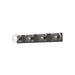 Willow 31-in Clear Glass/Matte Black 4 Lights Vanity by Alora Lighting | VL548431MBCL | Alora Lighting