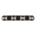 Willow 31-in Matte Black/Smoked Solid Glass 4 Lights Vanity by Alora Lighting | VL548431MBSM | Alora Lighting