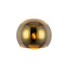 Willow 6-in Brushed Gold/Copper Glass 1 Light Wall/Vanity by Alora Lighting | WV548006BGCP | Alora Lighting