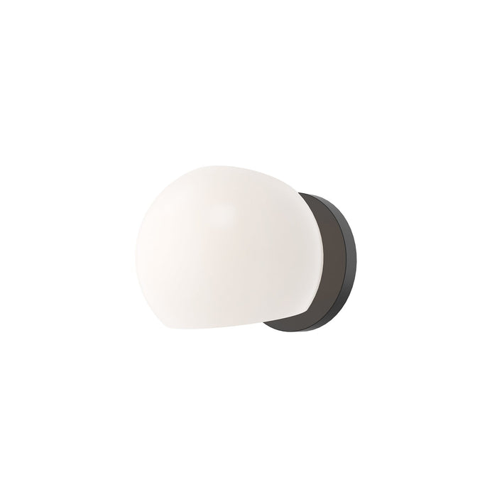 Willow 6-in Matte Black/Opal Matte Glass 1 Light Wall/Vanity by Alora Lighting | WV548006MBOP | Alora Lighting