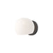 Willow 6-in Matte Black/Opal Matte Glass 1 Light Wall/Vanity by Alora Lighting | WV548006MBOP | Alora Lighting