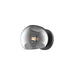 Willow 6-in Matte Black/Smoked Solid Glass 1 Light Wall/Vanity by Alora Lighting | WV548006MBSM | Alora Lighting