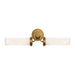 Wynwood 23-in Vintage Brass/Glossy Opal 2 Lights Wall/Vanity by Alora Lighting | WV355223VBGO | Alora Lighting