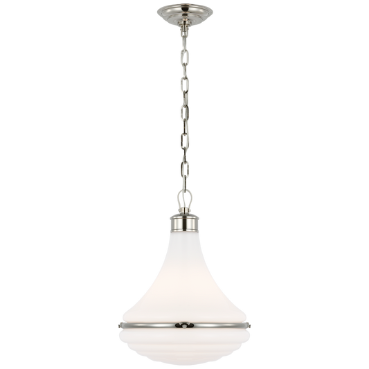 Wesley 15" Pendant Polished Nickel