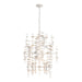 Yukari 41-in Matte White 16 Lights Chandelier by Alora Lighting | CH340041MW | Alora Lighting