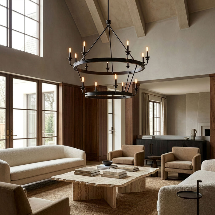 William 2-Tier Chandelier