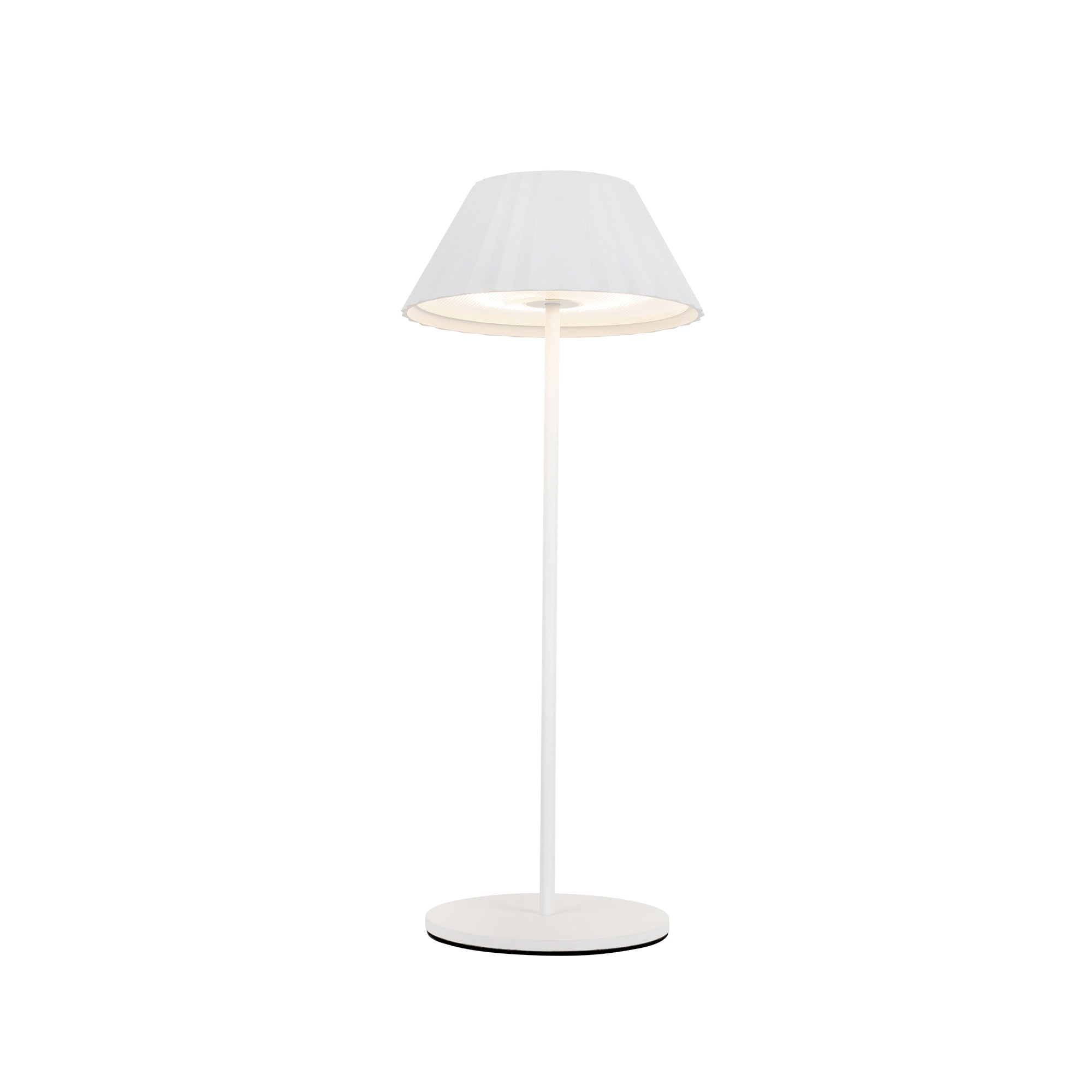Zola LED Table Lamp in White Finish | Kuzco Lighting