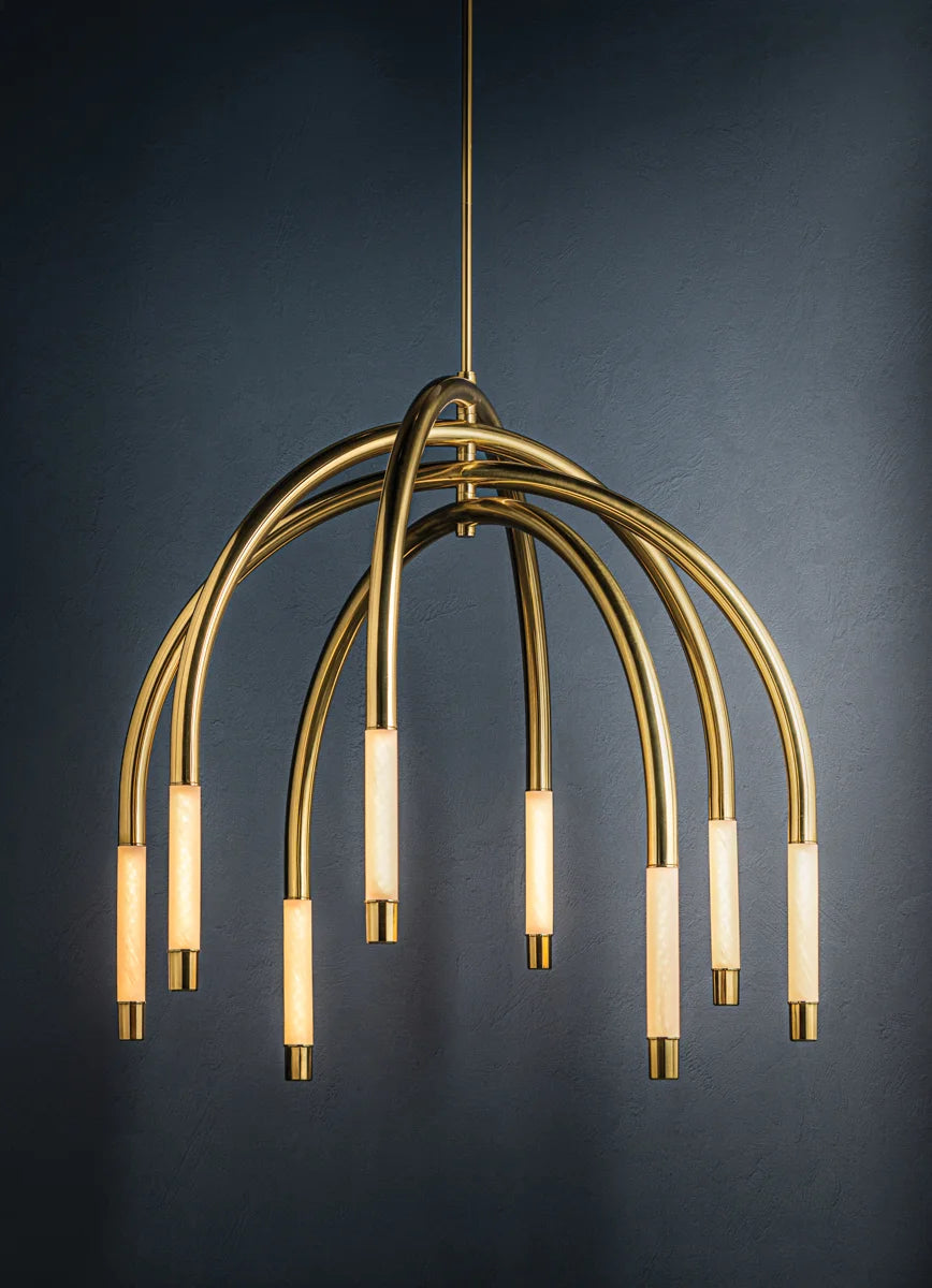 Zeme Chandelier display